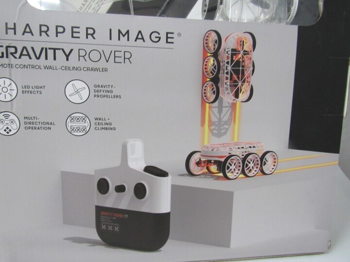 SHARPER IMAGE Remote Control Gravity Rover Antigravity Ceiling Climber, 2.4 Ghz