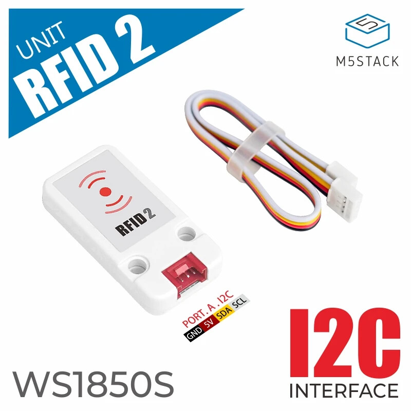 M5Stack RFID Reader/Writer 2 Unit Radio Frequency Identification Sensor 13.56MHz