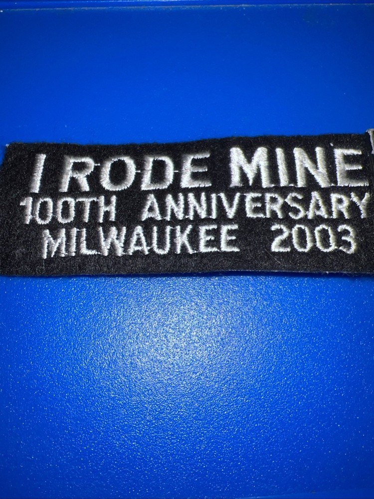 2003 100th anniversary Harley Davidson Patch And Pin