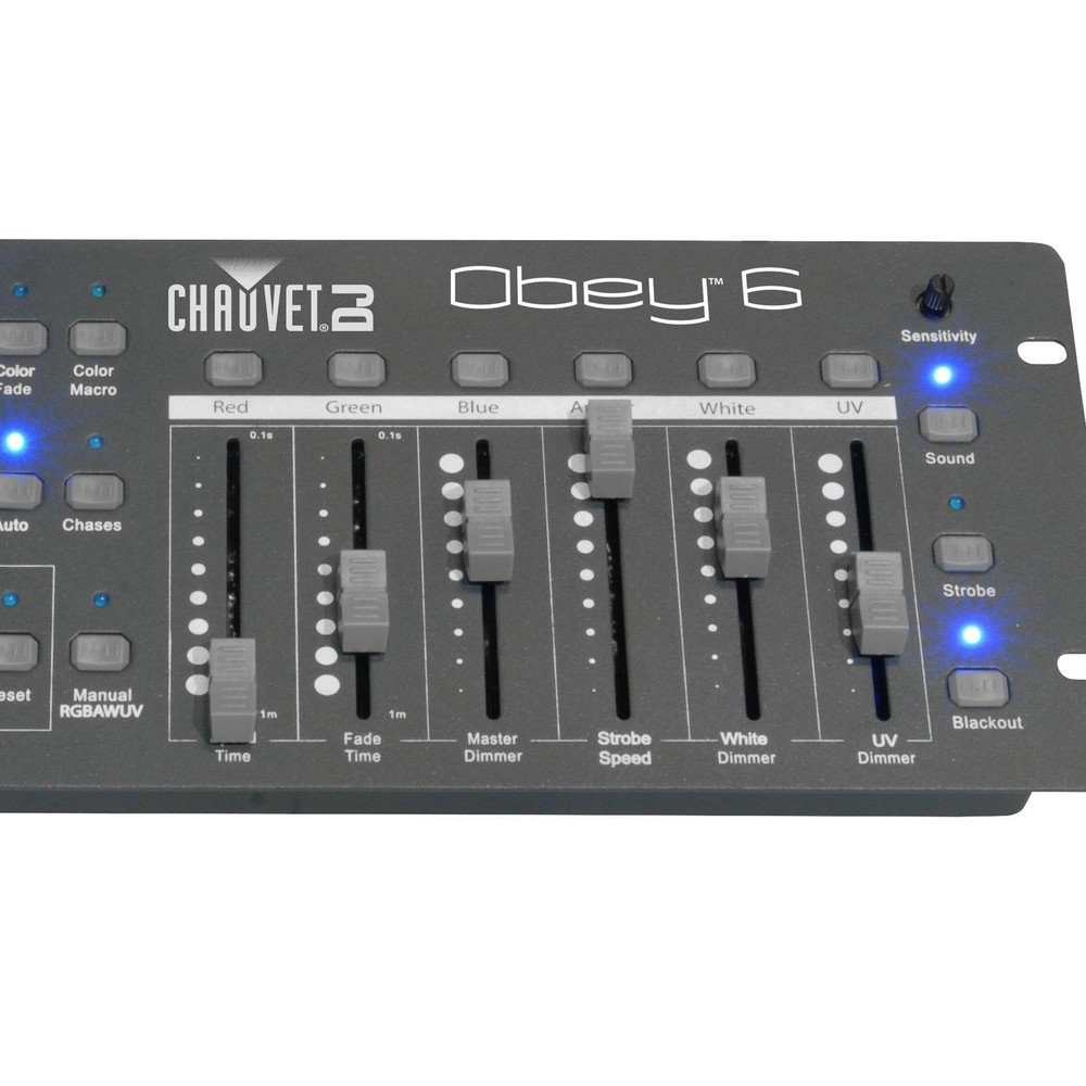 DJ Obey 6 Universal DMX-512 Compact Stage Light Controller