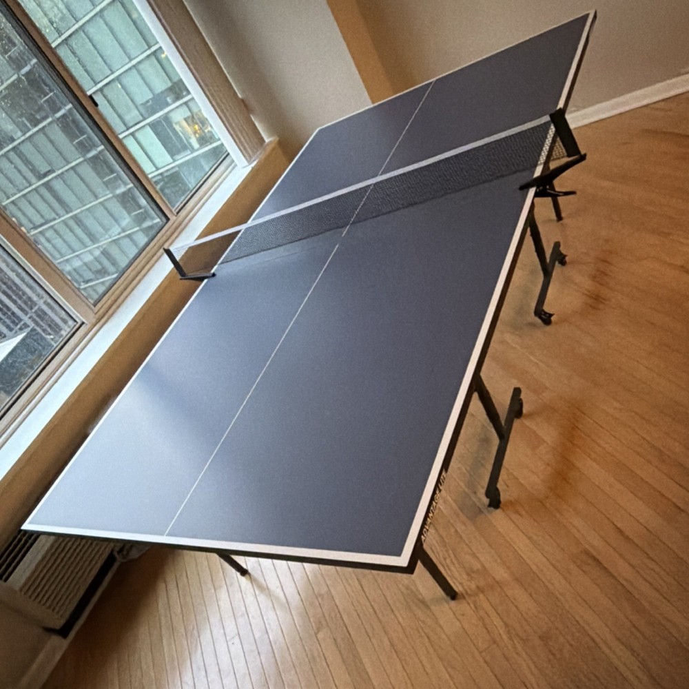 Advantage Lite Table Tennis Table Folding Design Blue with Net