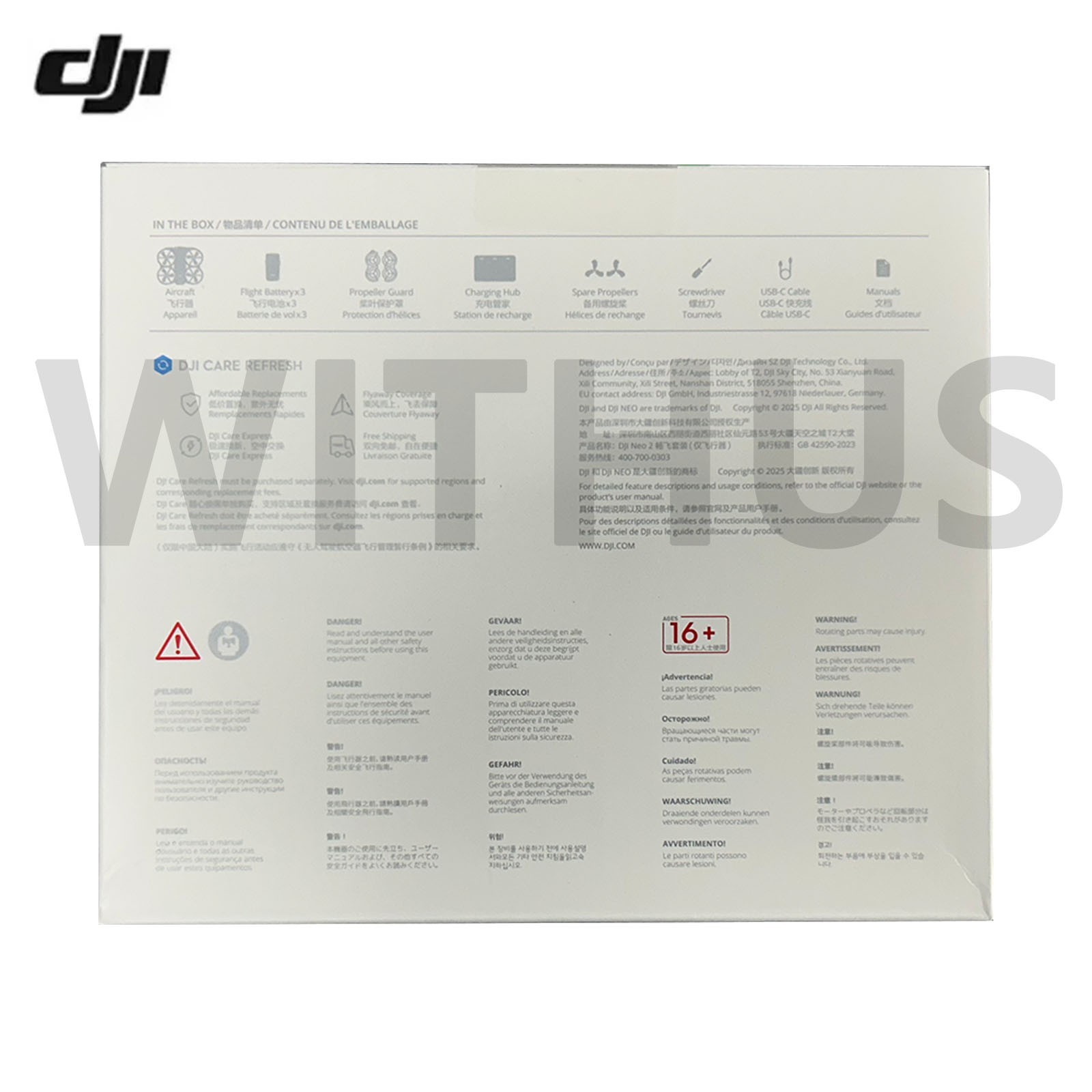 DJI Neo 2 Fly More Combo (Drone Only)(3 Battery) Camera Drone /No Tariffs In US=