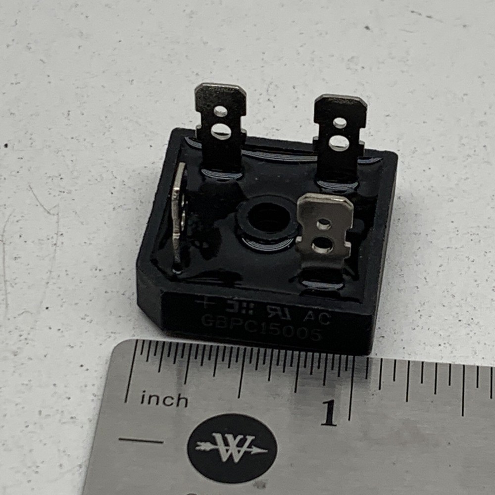 (10-Pack) Diodes GBPC15005 Bridge Rectifier 15A, 50V, 4-Pin