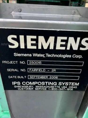 2006 Siemens IPS Narrow Bay Compost Agitator