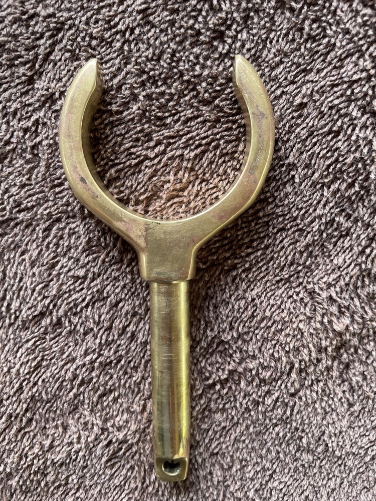 Solid Brass Oar Lock 5”