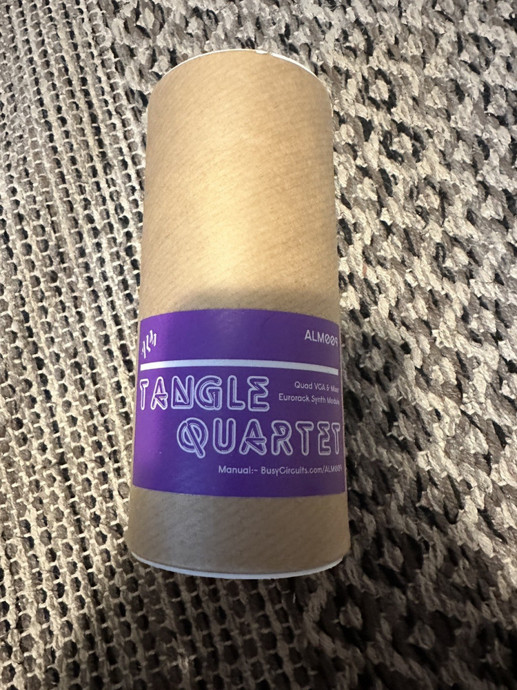 ALM Busy Circuits Tangle Quartet VCA Eurorack Synthesizer Module