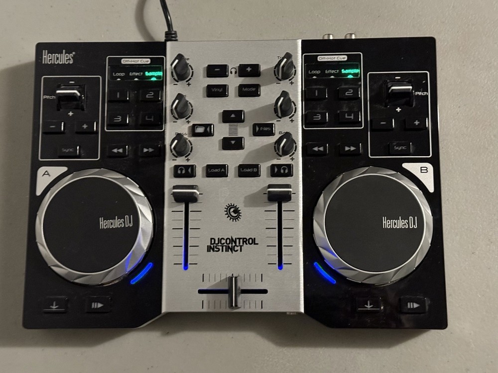 Hercules DJControl Instinct Portable USB DJ Controller PC/Mac DJ