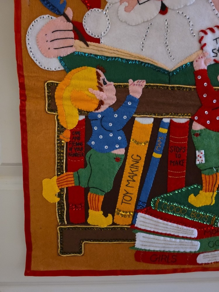 Bucilla Santa Wall Hangind 3593