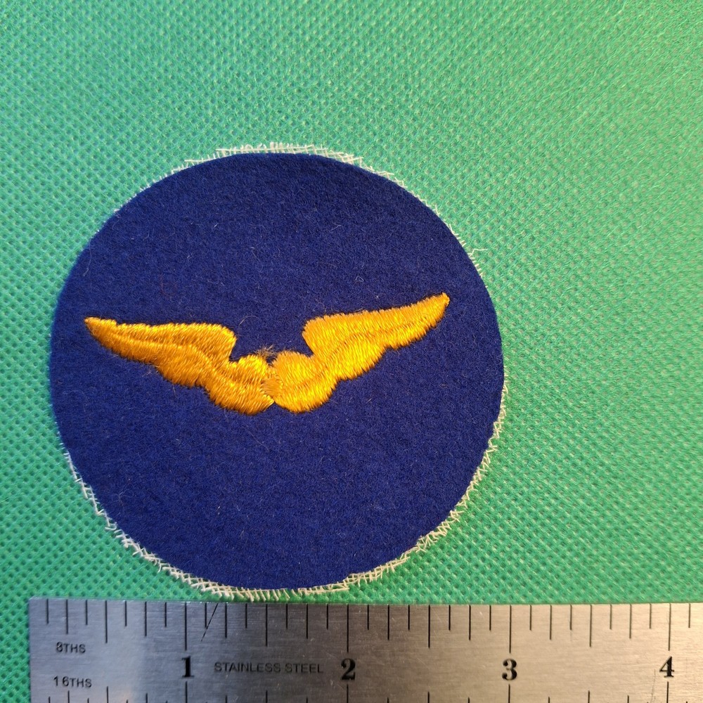 US Army Air Force WW2 Flight Instructor on Felt Patch