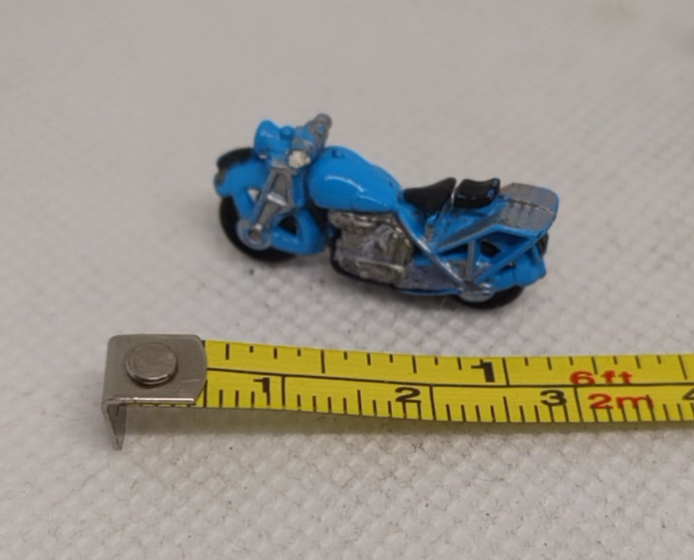3 Micro Machines Motorcycles In Poor Condition