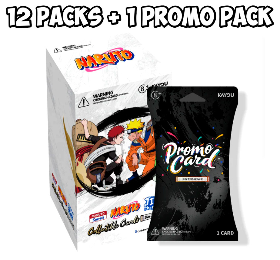Naruto Kayou Series 2 Jin Chapter English Sealed Box (12 Packs) w/ x1 Promo Pack