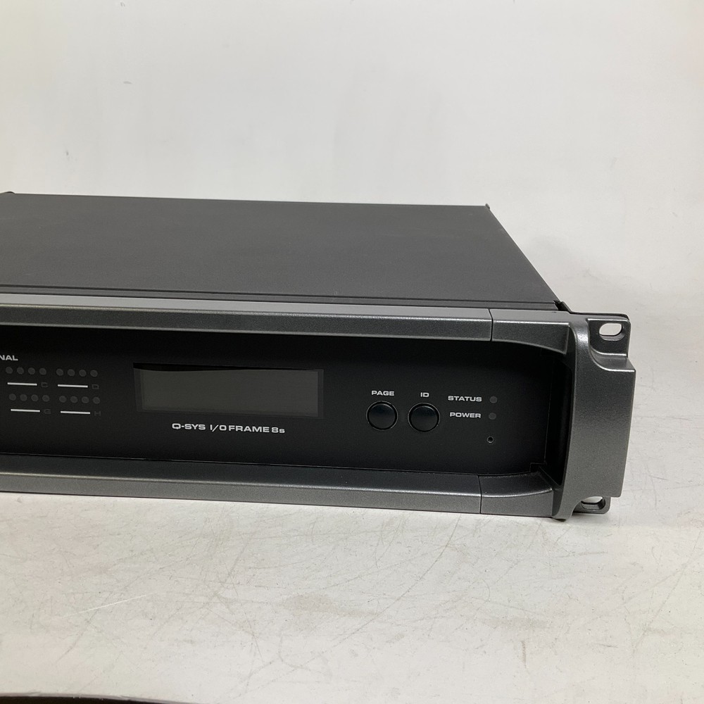 QSC Q-SYS I/O Frame 8s Integrated System Platform NO CARDS