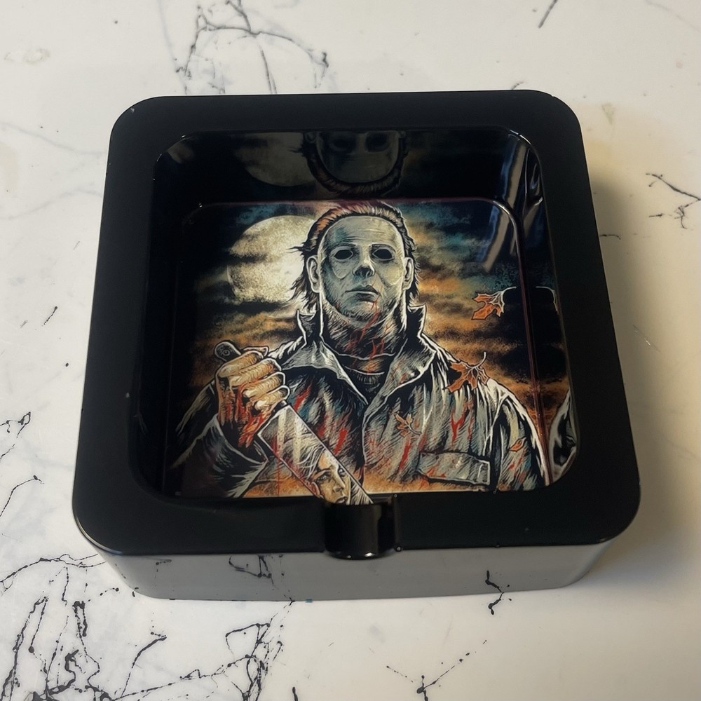 Michael Myers Ashtray & Tray Set