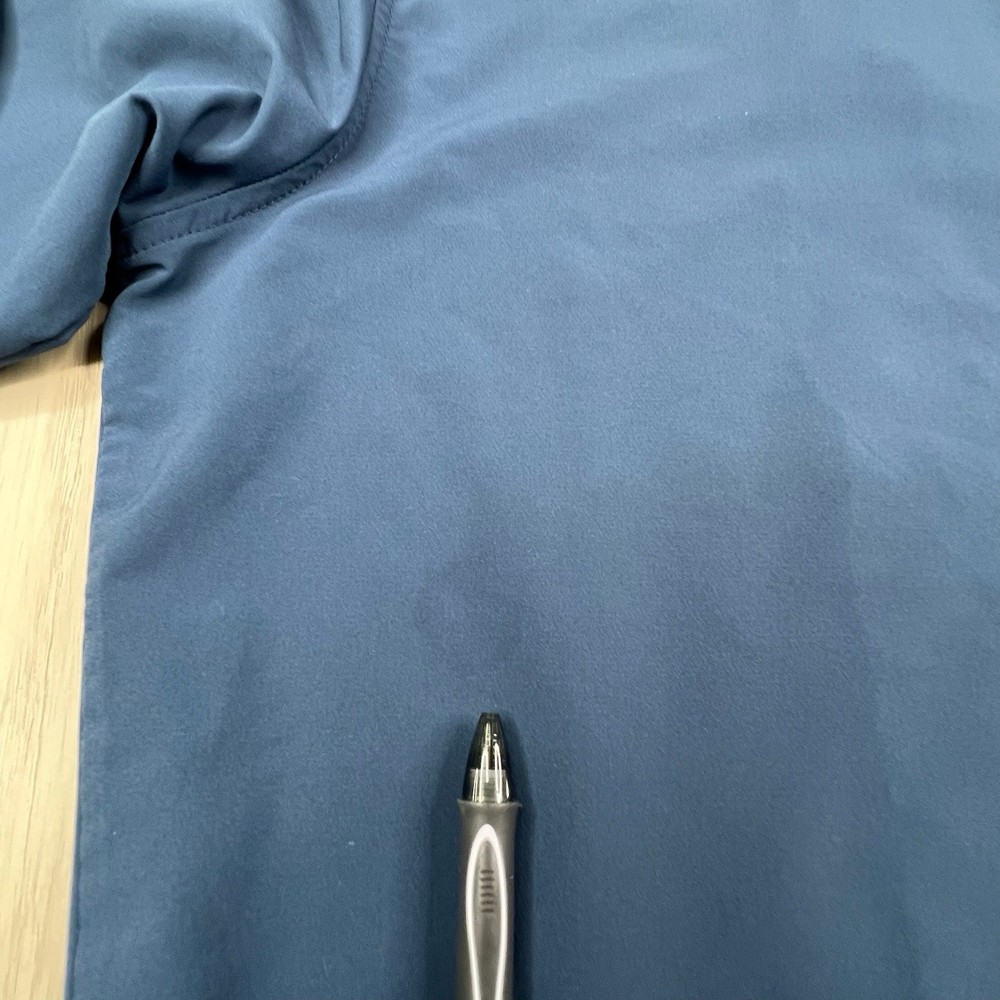Peter Millar Wind 1/4 Zip Pullover Men’s Size L Large Blue RICC Logo