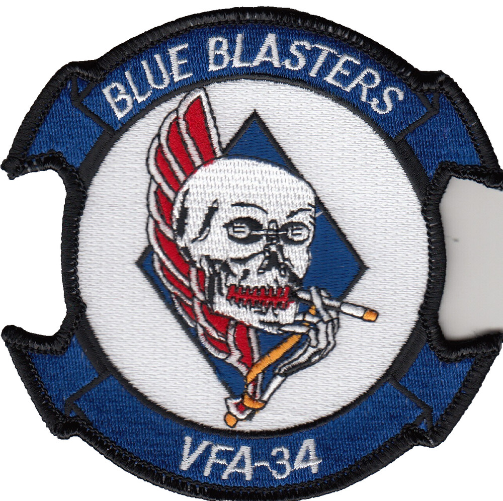 VFA-34 BLUE BLASTERS COMMAND CHEST PATCH