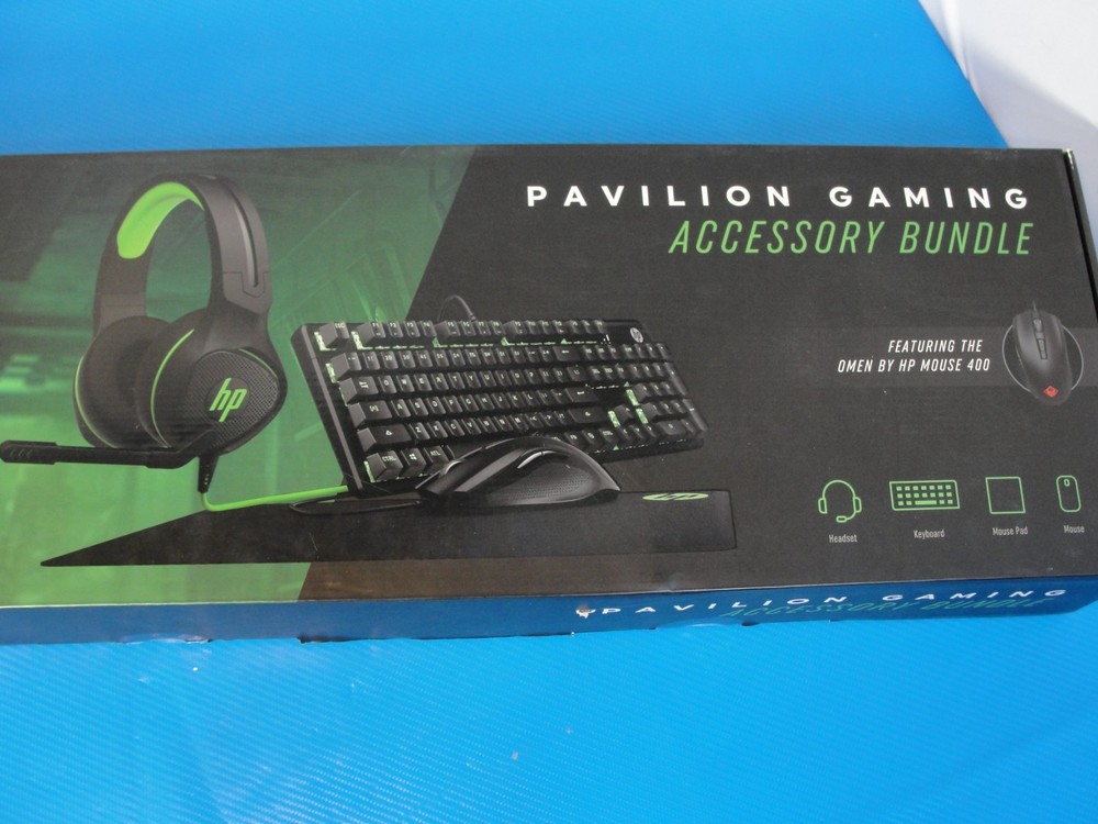 HP Gaming Mouse, Keyboard, Headset, Pad (HP Gaming Kit)