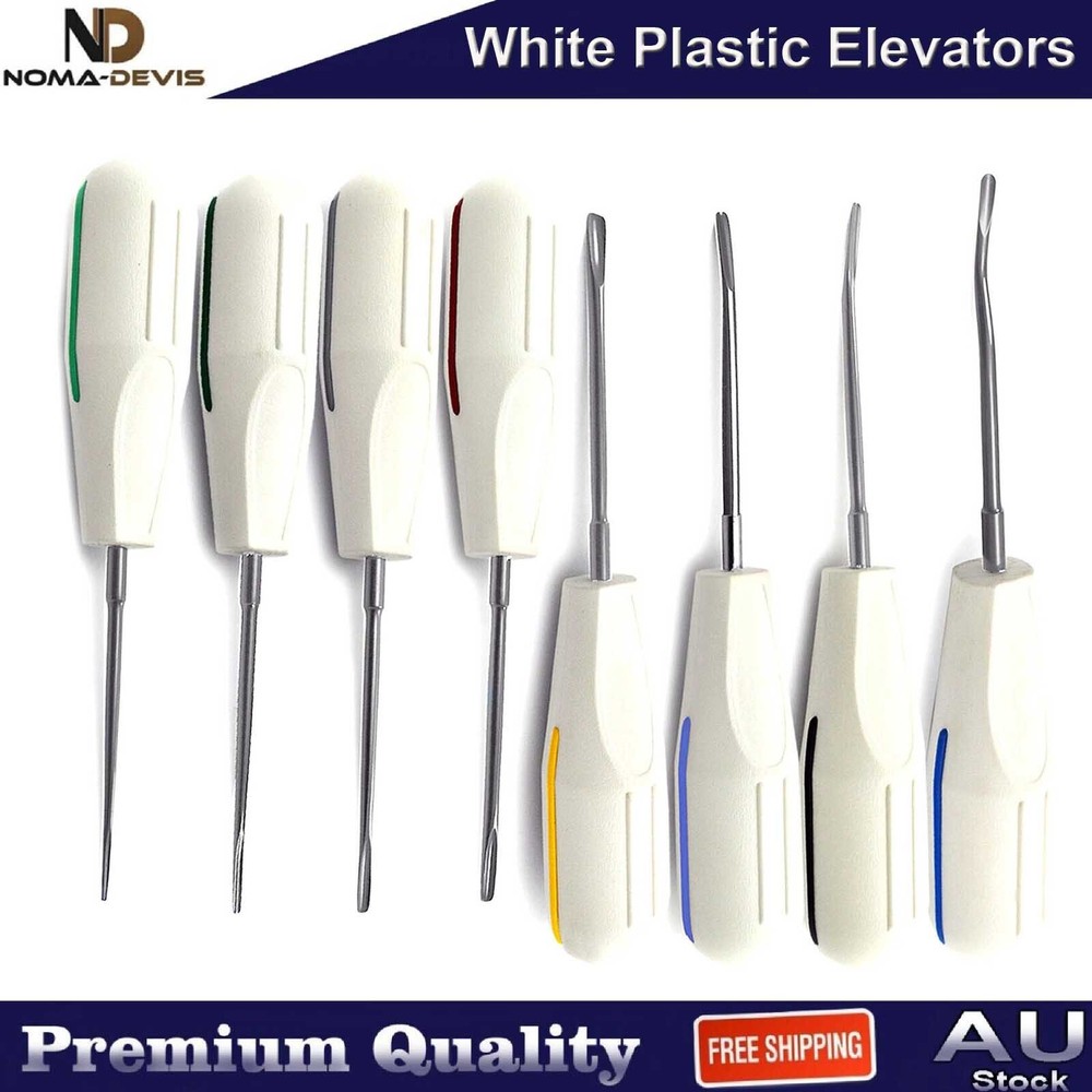Dental Oral Surgery White Plastic Luxating Elevators Luxation Extracting Tools