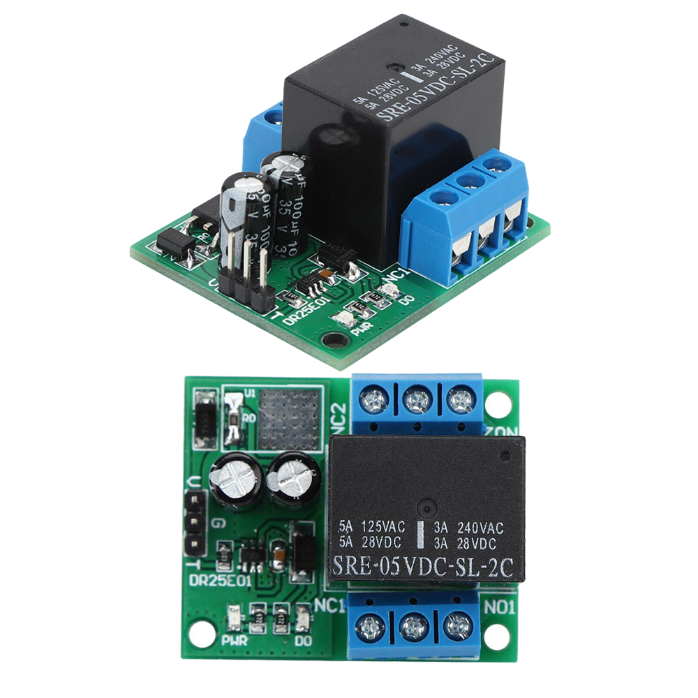 DC 5V / DC6-24V Double Pole Double Throw DPDT Self-locking Bistable Relay Module