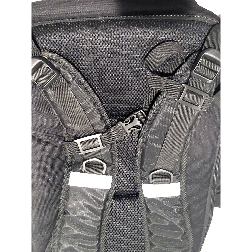 CAPTAIN STAG Expandable Hiking Backpack Black Padded Sturdy Excellent Condition