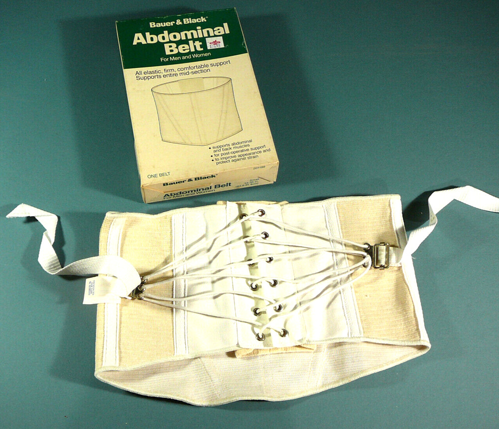 Vintage Bauer & Black Abdominal Belt, Size Small