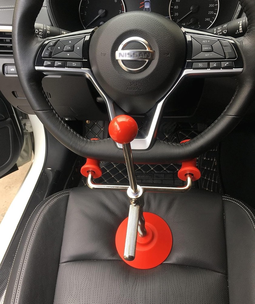 15" Steering Wheel Holder Alignment Adjustable Car Steering Alignment Tool Fi...