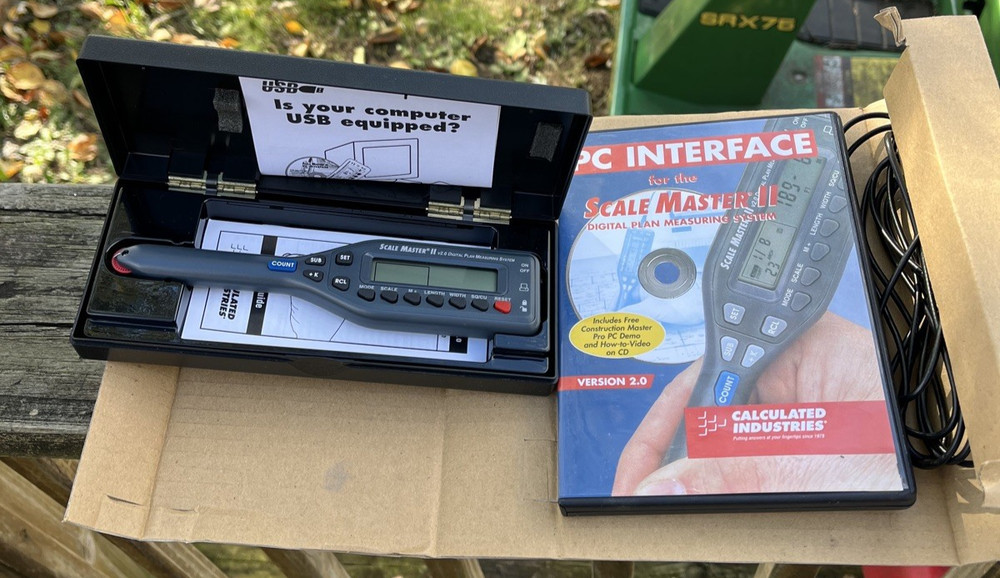 Scale Master II Digital Plan Measuring System With PC interface & Cable #6325