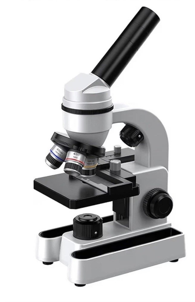 Professional Microscope Kits Compound Microscope for Kids Upper and Lower Led