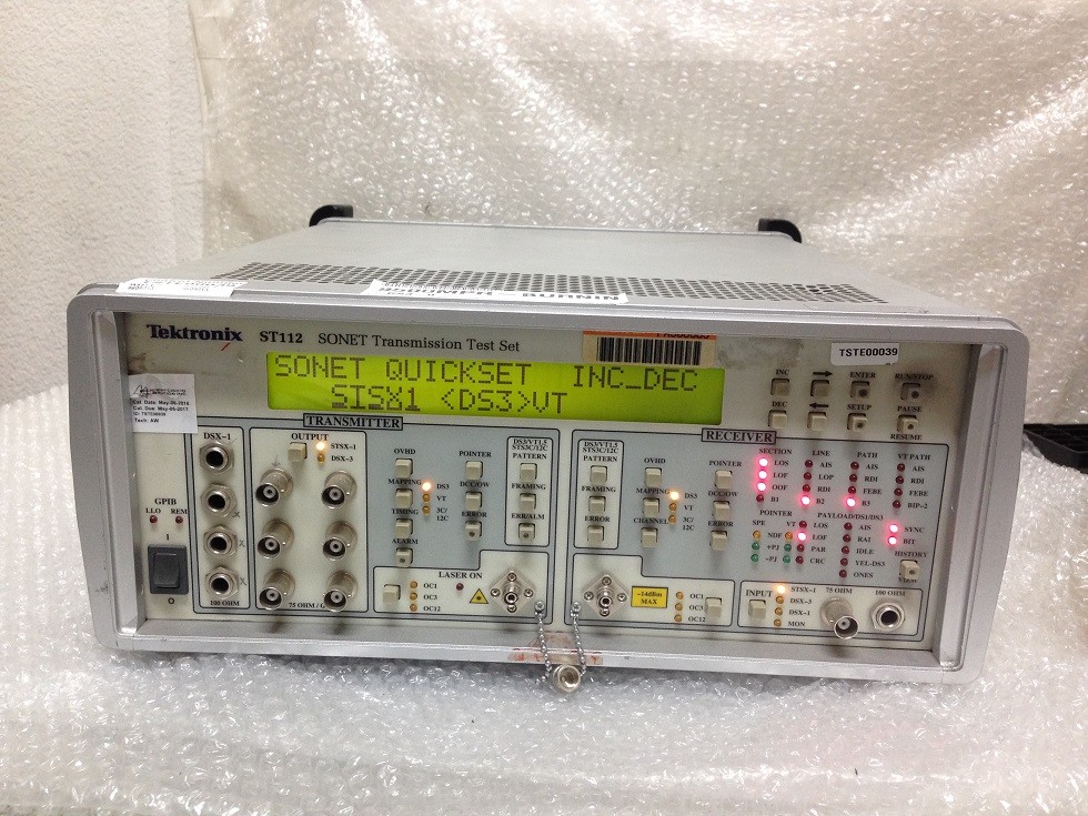 Tektronix ST112 SDH/SONET Transmission Test Set