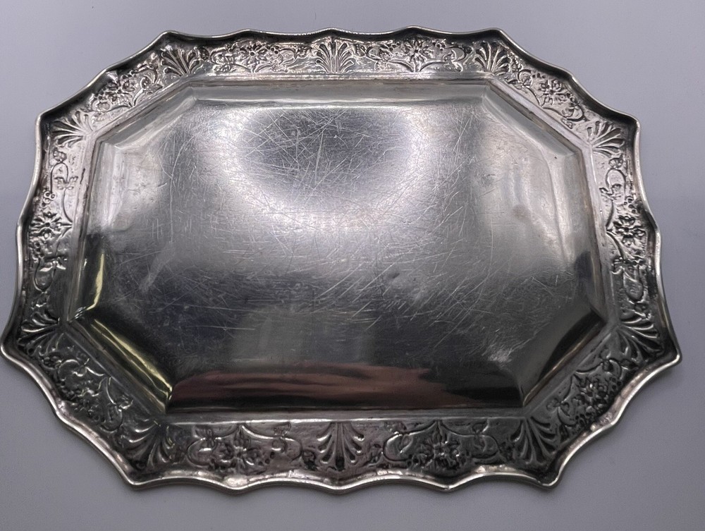 Antique Austrian 800 Silver Tray