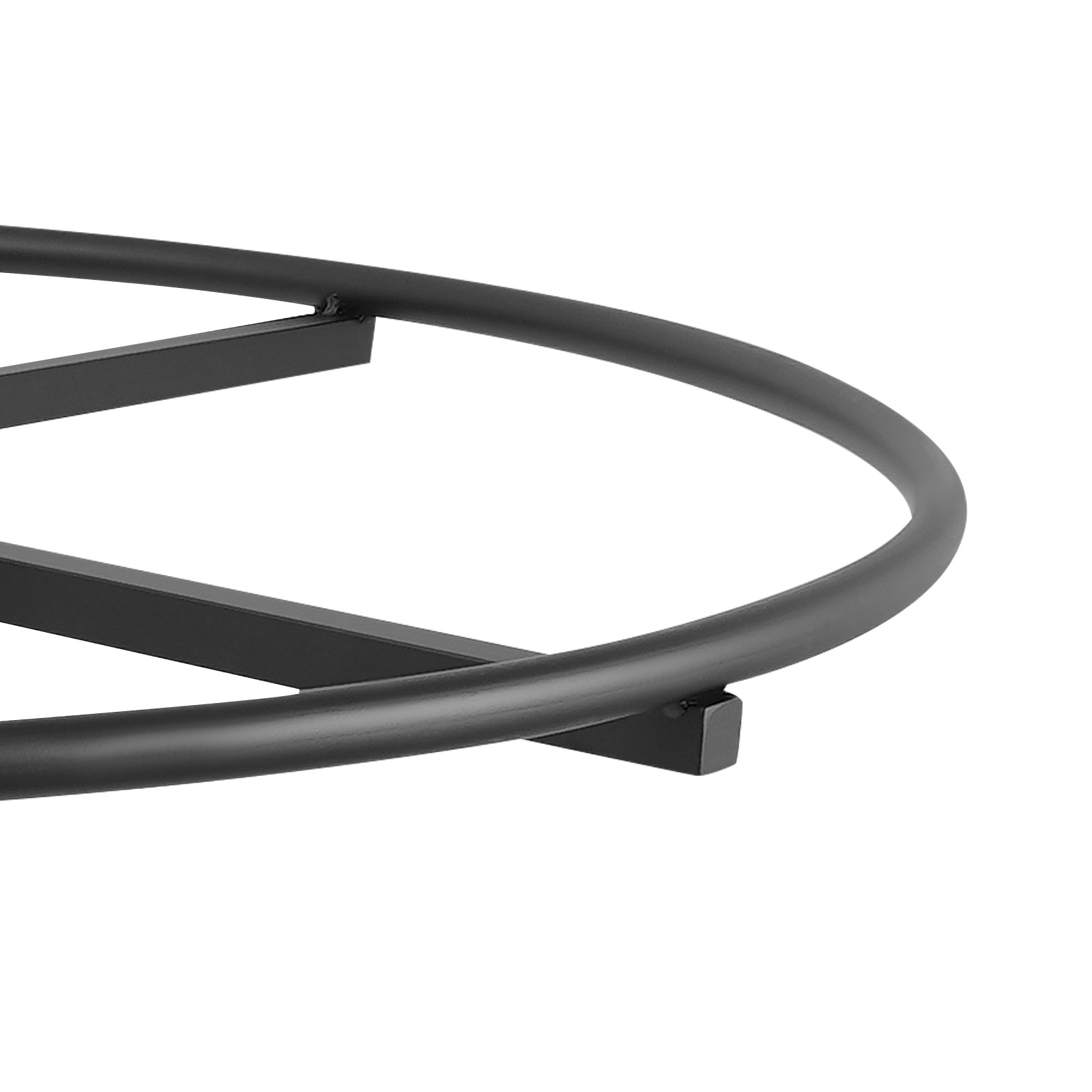 Round Clothing Rack, Clothes Display Rack, Rotatable Garment Rack Black 1.2-1.8M