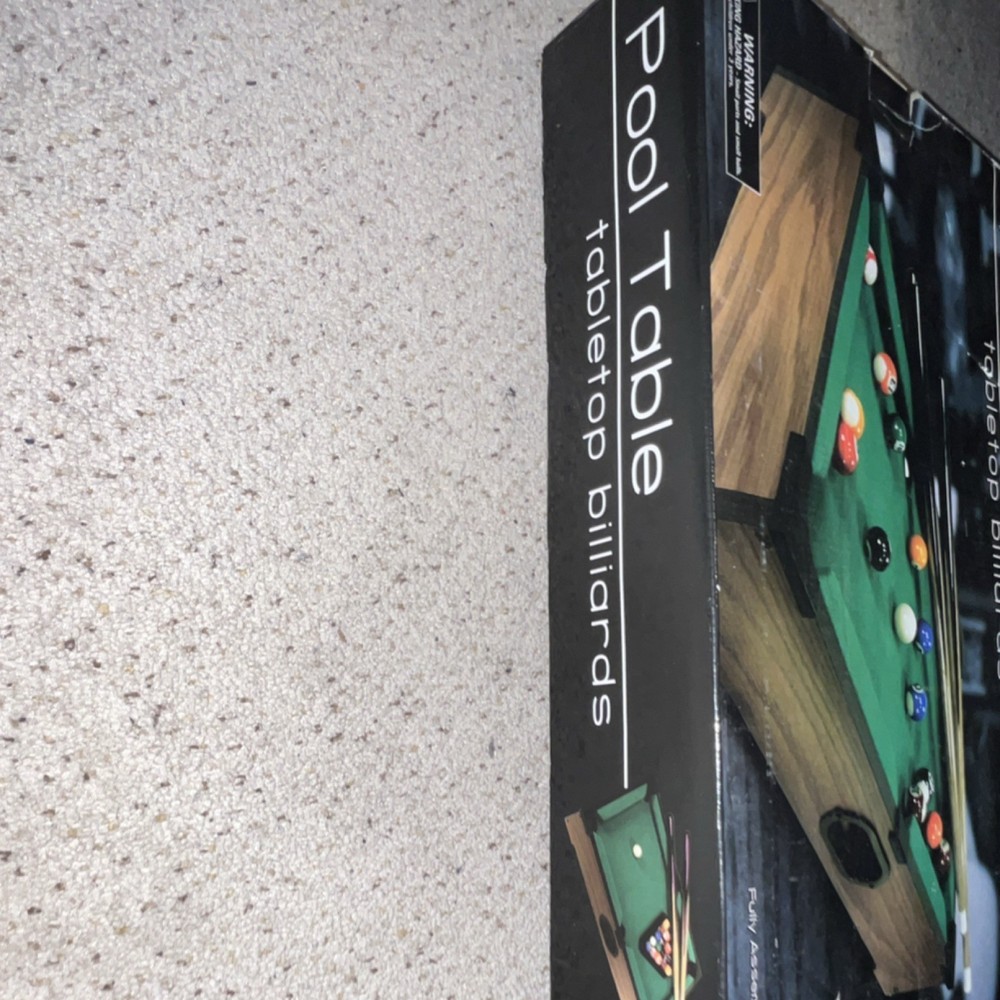 Westminster Pool Table Tabletop Billiards Model MSI 1000 Tabletop Game