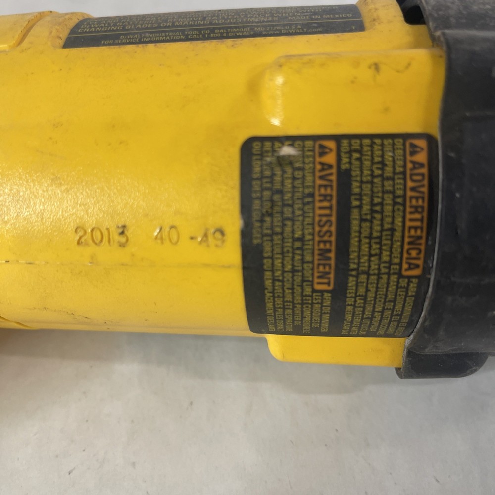 DeWalt DC385 18V Type 2 Variable Speed Reciprocating Saw Bare Tool ONLY Tested