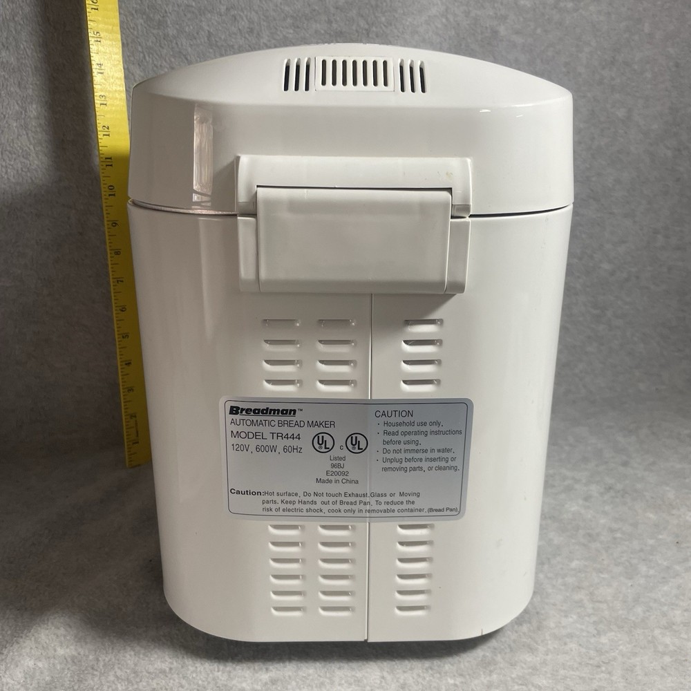 BREADMAN TR444 Deluxe Rapid Automatic Breadmaker Machine Bread Maker 1-1.5-2Lbs#