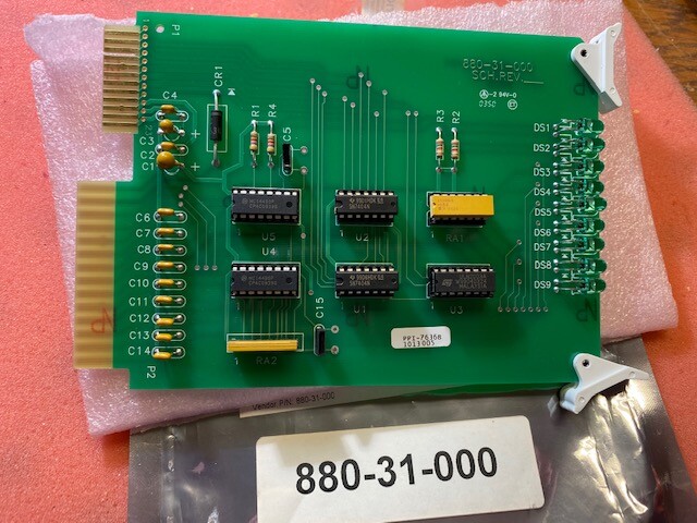 MRC Materials Research CORP. BUFFER SWITCH PCB, P/N 880-31-000 REV G