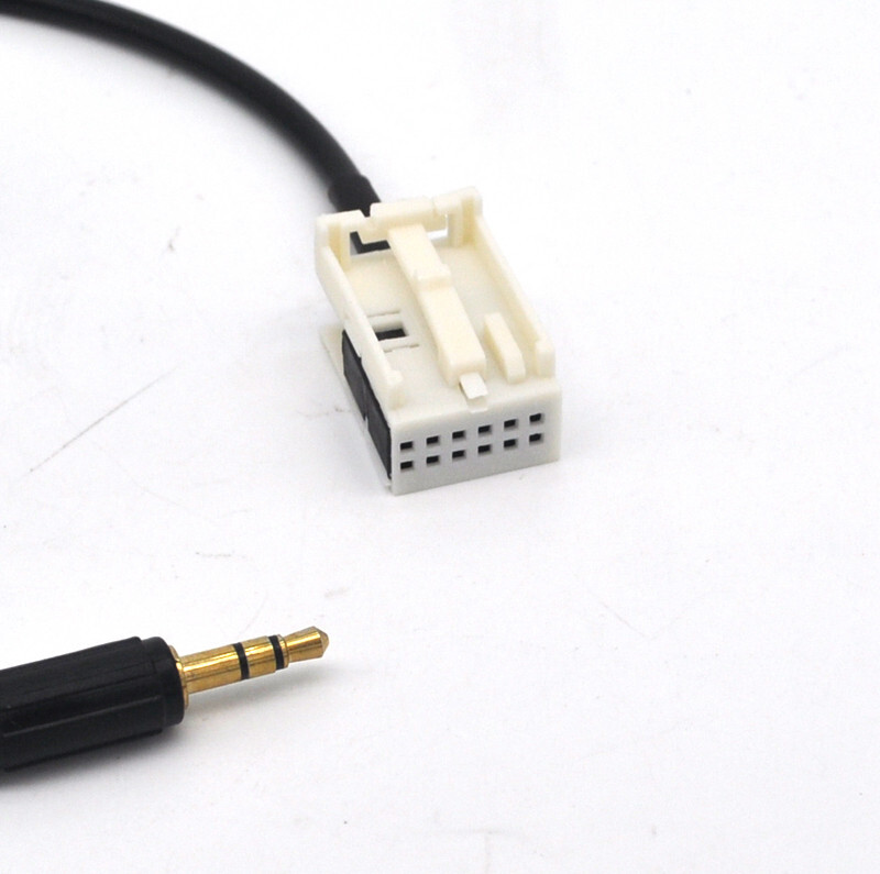 Retrofit AUX input in mp3 music cable adaptor For BMW E60 04-2010 E61 E63 E83