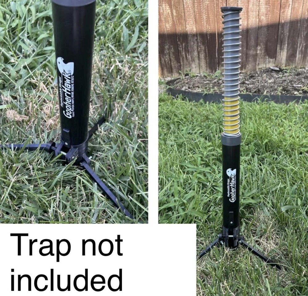 Gopher Hawk Gopher & Mole Trap STAND For Shallow Holes **(TRAP NOT INCLUDED)**
