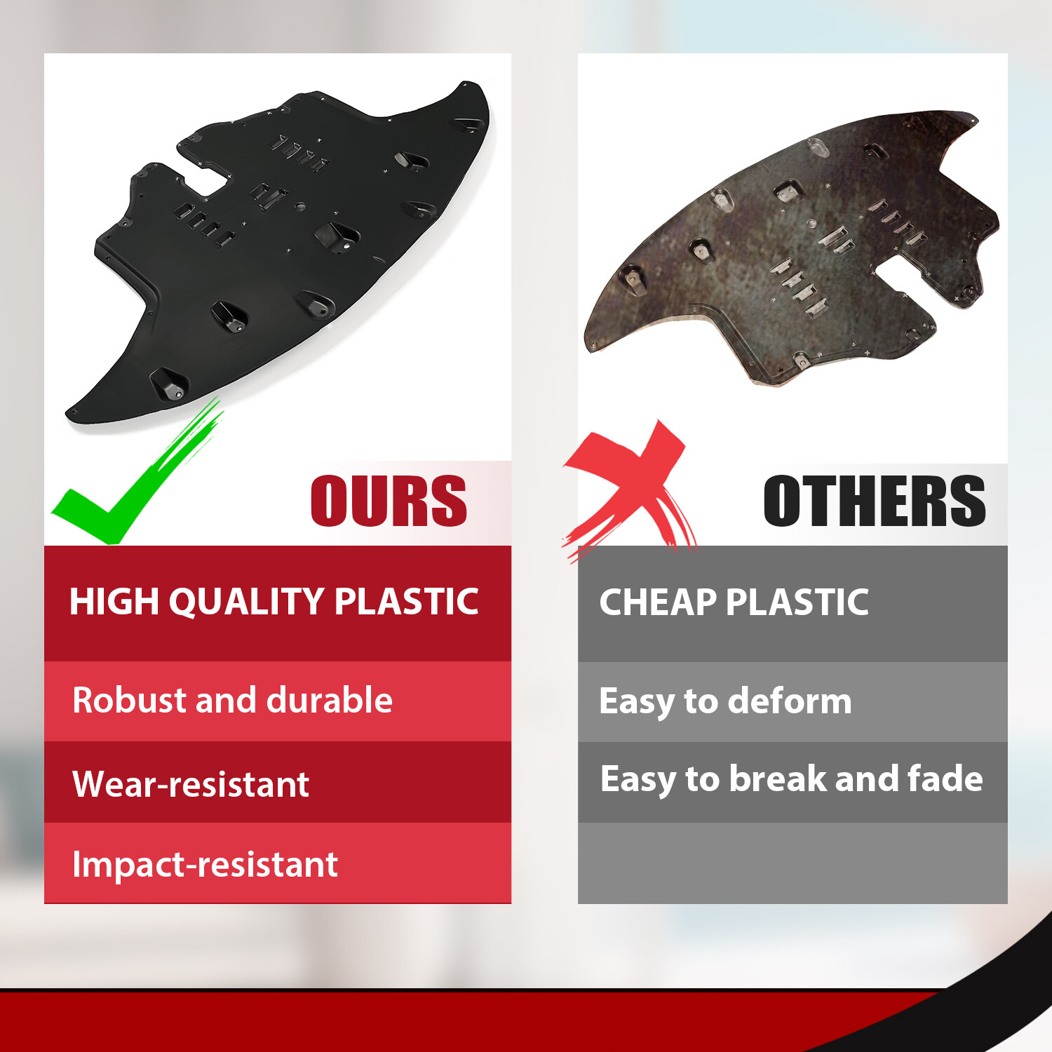 Engine Splash Shields Front 29110C6500 KI1228155 For 2016-2020 Kia Sorento