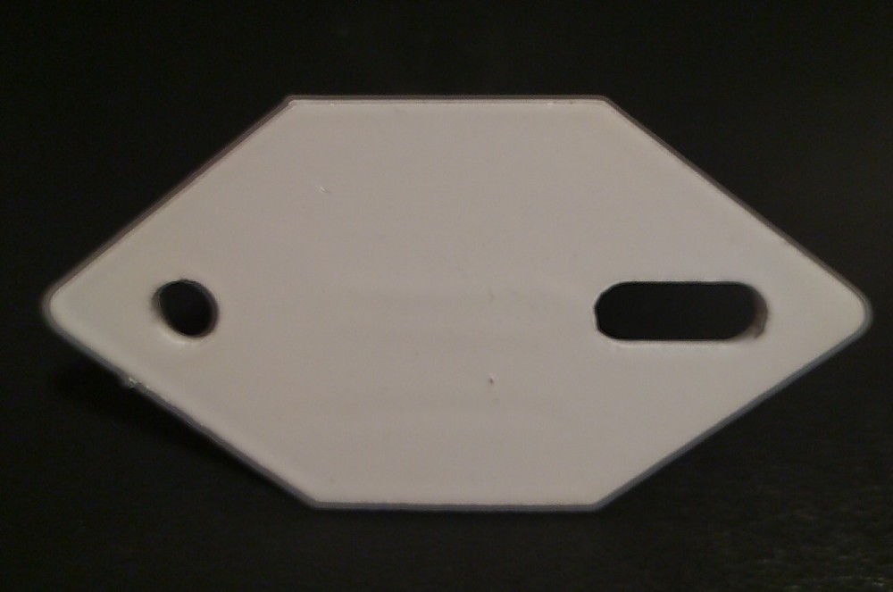 Gridwall Wall Mount Bracket - Grid Panel Mounting Brackets - White - 16 Pieces