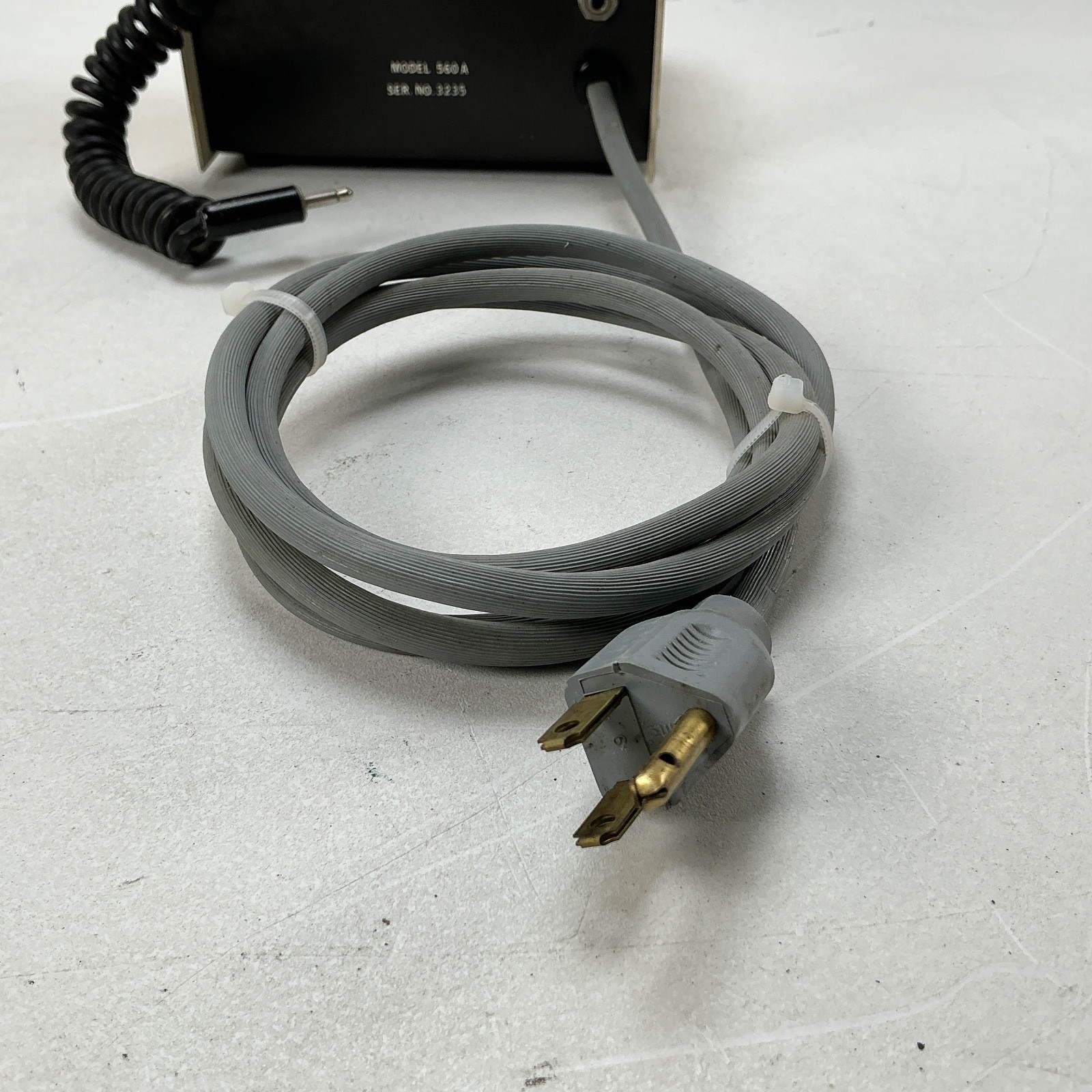 EG&G Lite-Mike 560A 561 Detector Head Optical Light Meter Photometer Powers On