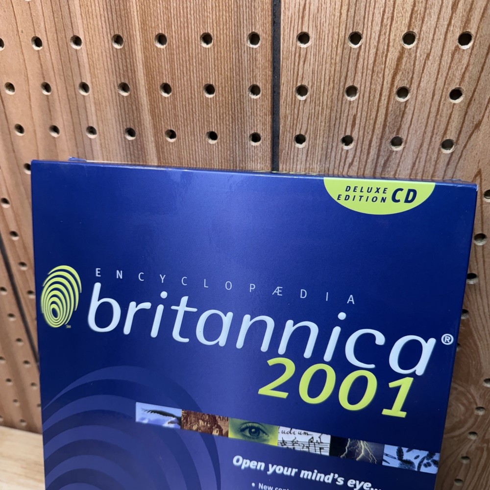 Encyclopedia Britannica 2001 Deluxe Edition CD for Windows 2 Disc