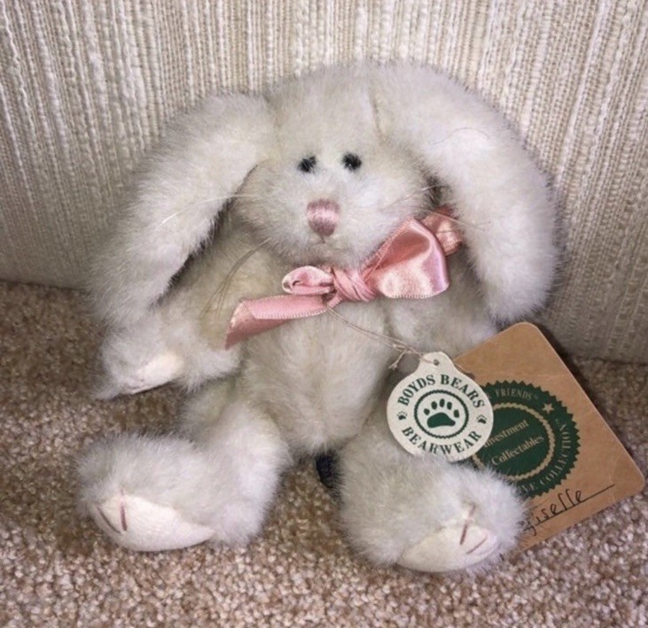 Boyd’s bears cream plush rabbit- Giselle