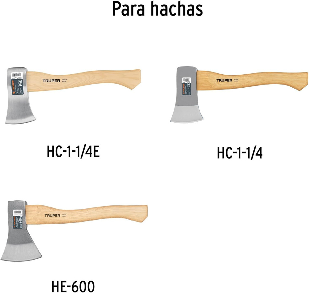 14" Wood Axe Handle Replacement Camp Axe Handle Hickory Grip Durable