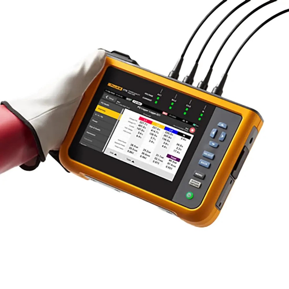 Fluke 1775 3-Phase Power Quality Analyzer, Soft Case, Flexible Probes