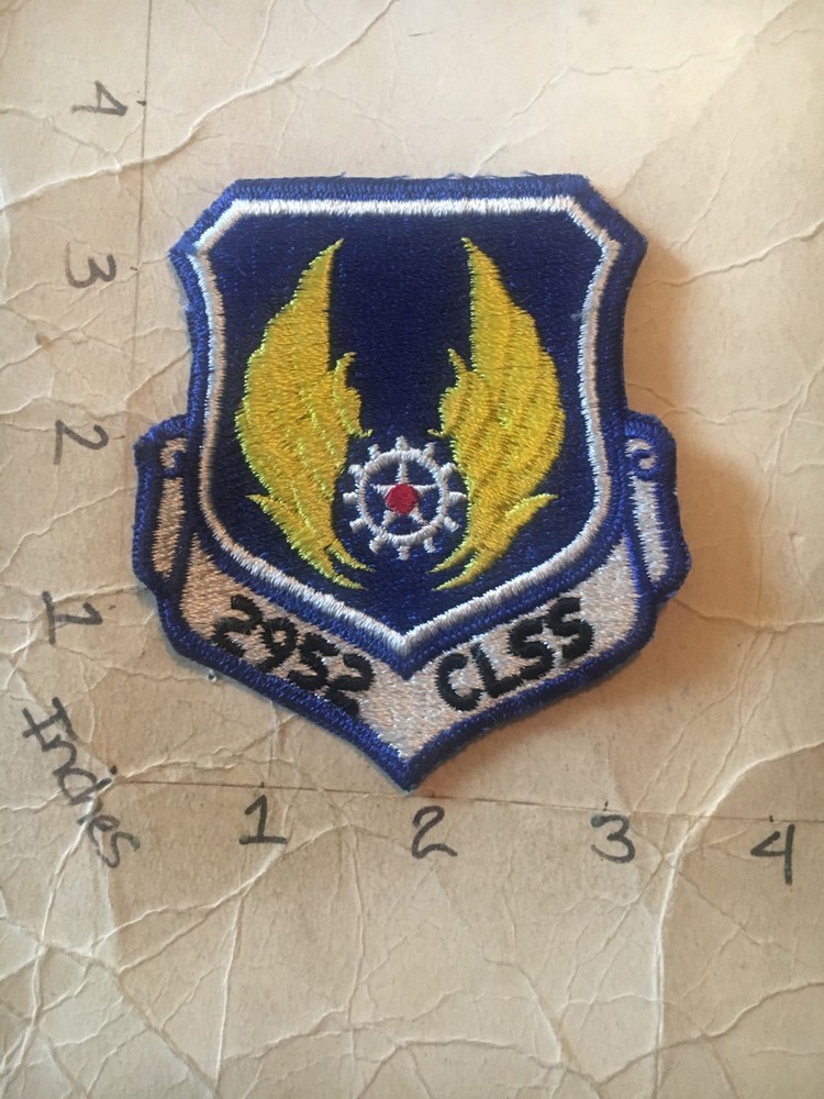 USAF 2952nd Combat Logistics Support Squadron patch 7/7/25