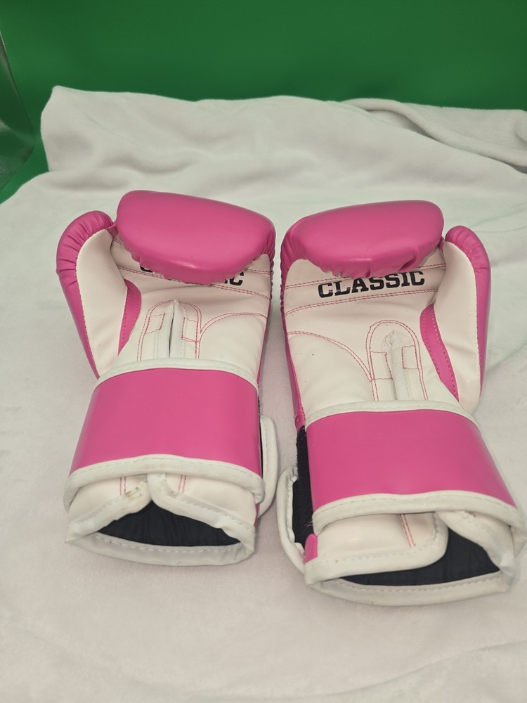 TITLE Classic Boxing Training Gloves Pink White