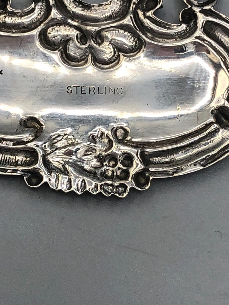 Vintage Sterling Silver Bourbon Label, gently used