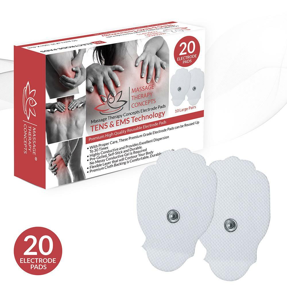 TENS Unit Snap-On - L Electrode Pads - 20 pc