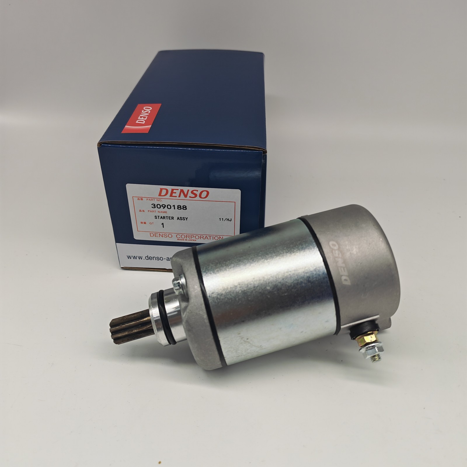 DENSO Starter & Drive 3090188 For 1996-12 Polaris Sportsman 500 HO EFI RSE Combo