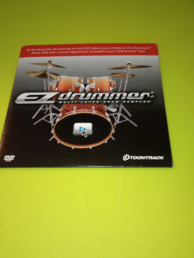 TOONTRACK EZ DRUMMER 1.1.4 Multi Layer Drum Software DVD With Serial#