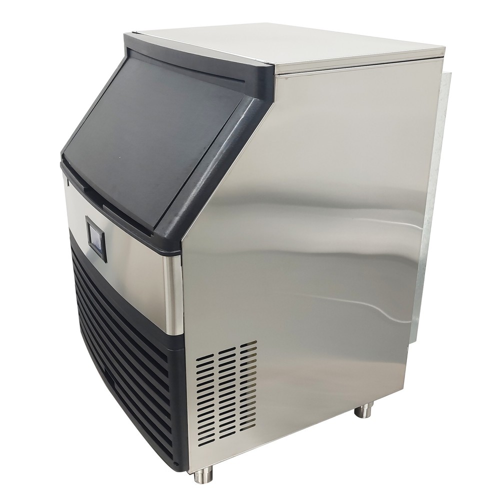 Automatic Commercial Ice Machine160KG Ice Making Capacity Ice Cube Maker Stainle